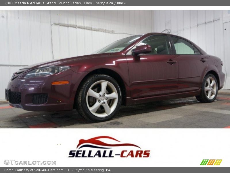Dark Cherry Mica / Black 2007 Mazda MAZDA6 s Grand Touring Sedan