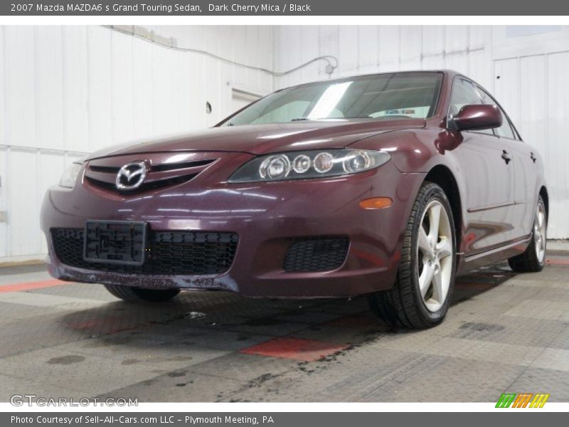 Dark Cherry Mica / Black 2007 Mazda MAZDA6 s Grand Touring Sedan