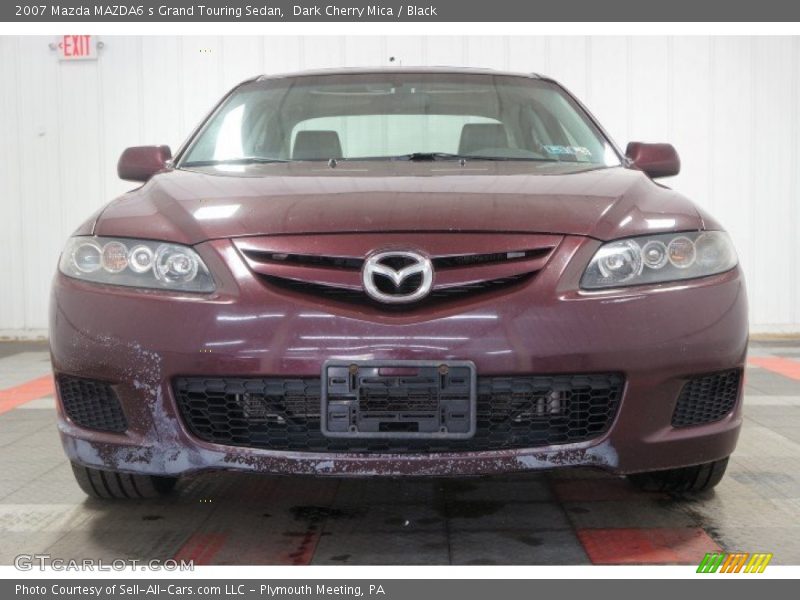 Dark Cherry Mica / Black 2007 Mazda MAZDA6 s Grand Touring Sedan