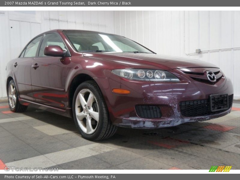 Dark Cherry Mica / Black 2007 Mazda MAZDA6 s Grand Touring Sedan