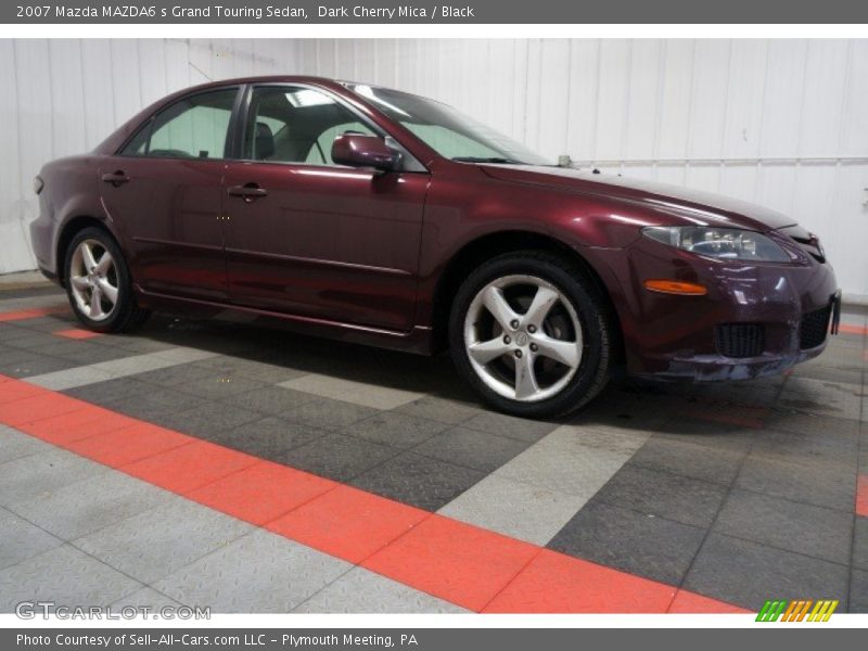 Dark Cherry Mica / Black 2007 Mazda MAZDA6 s Grand Touring Sedan