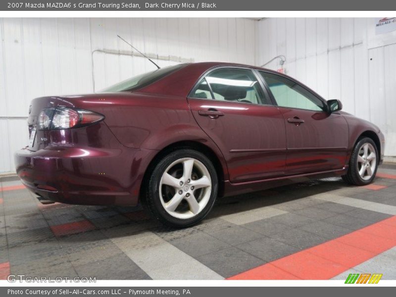Dark Cherry Mica / Black 2007 Mazda MAZDA6 s Grand Touring Sedan