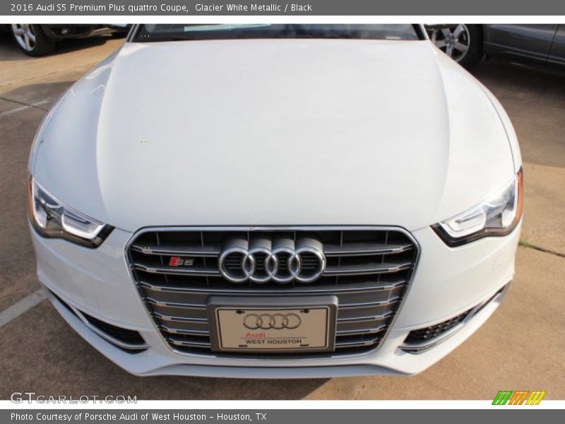 Glacier White Metallic / Black 2016 Audi S5 Premium Plus quattro Coupe