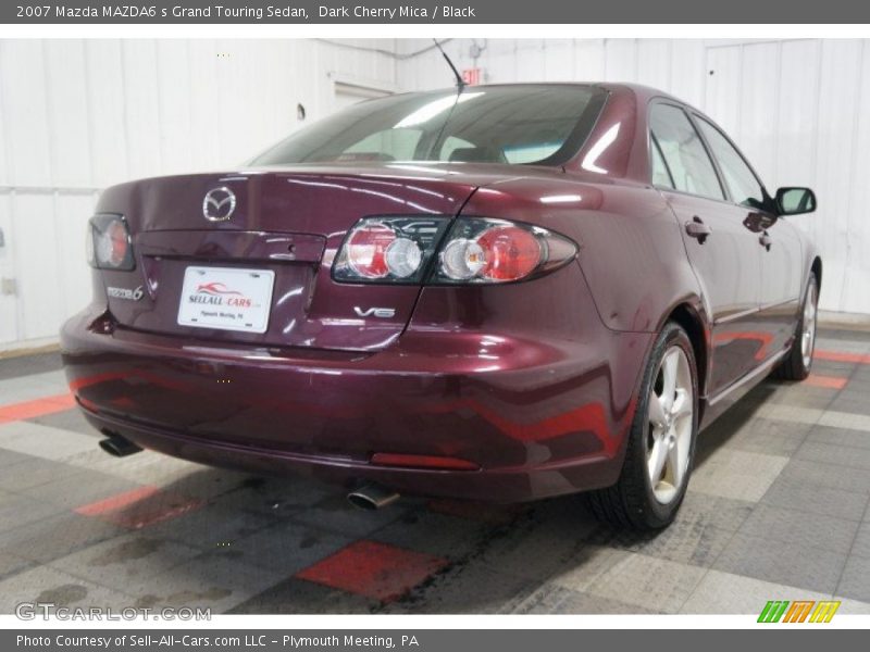 Dark Cherry Mica / Black 2007 Mazda MAZDA6 s Grand Touring Sedan