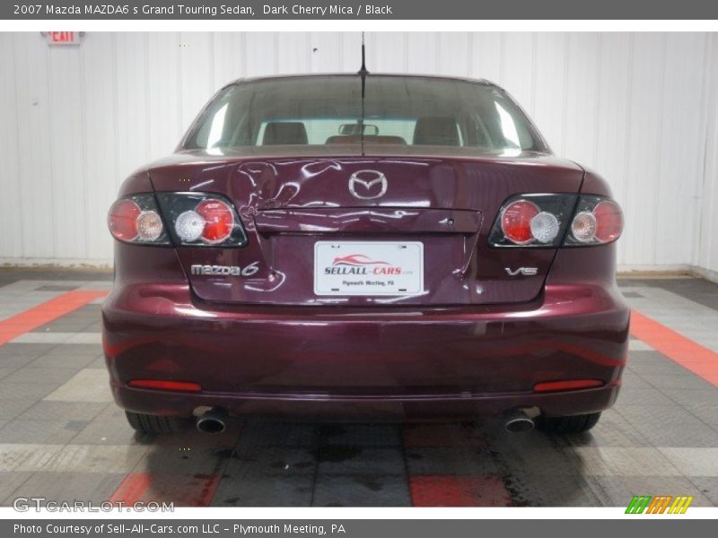 Dark Cherry Mica / Black 2007 Mazda MAZDA6 s Grand Touring Sedan