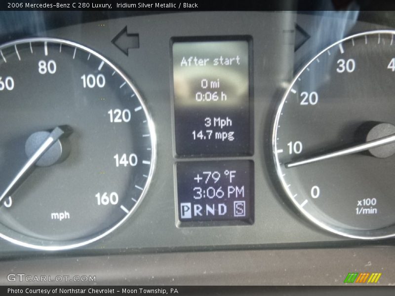 Iridium Silver Metallic / Black 2006 Mercedes-Benz C 280 Luxury