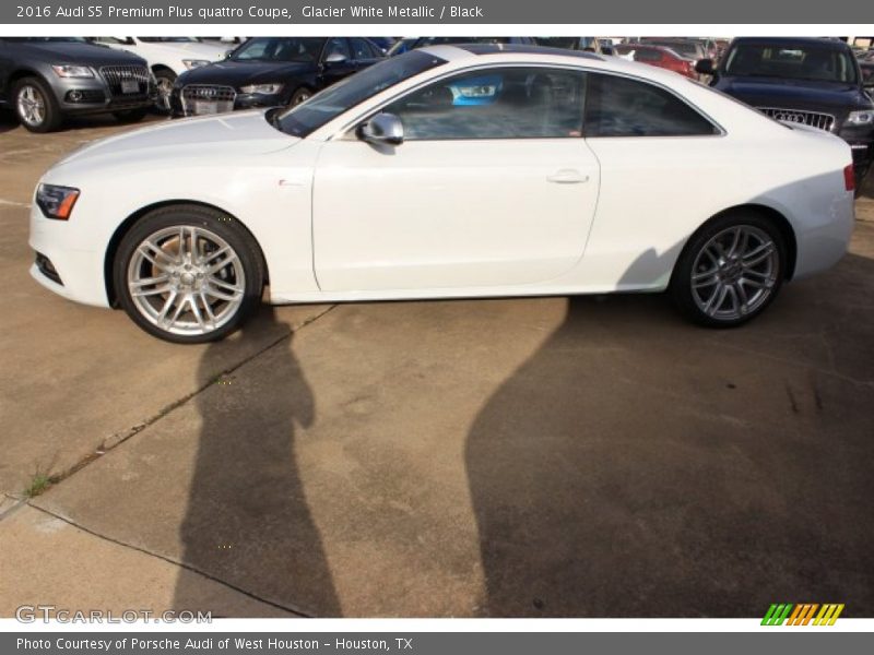 Glacier White Metallic / Black 2016 Audi S5 Premium Plus quattro Coupe