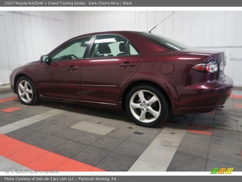 Dark Cherry Mica / Black 2007 Mazda MAZDA6 s Grand Touring Sedan
