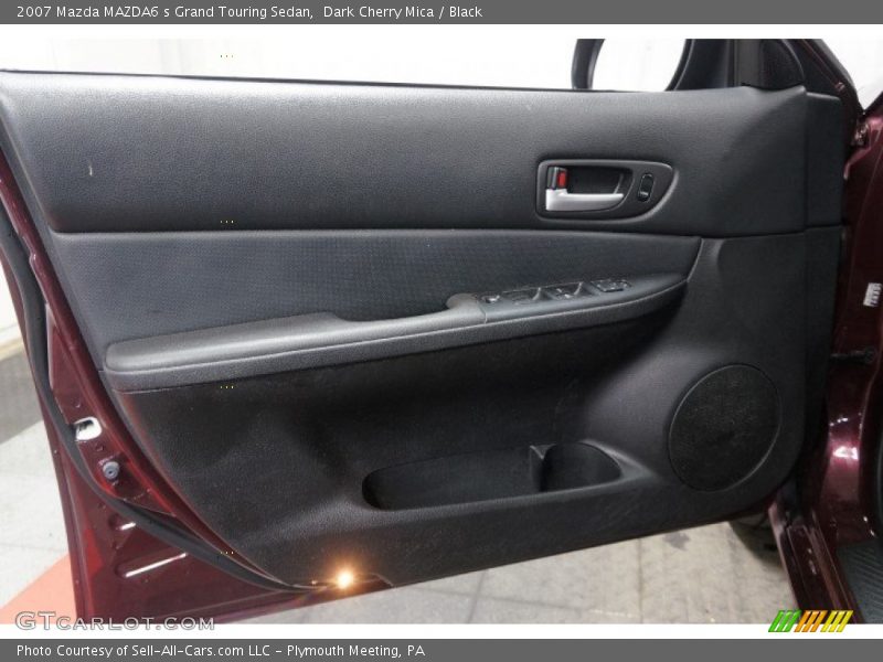 Dark Cherry Mica / Black 2007 Mazda MAZDA6 s Grand Touring Sedan