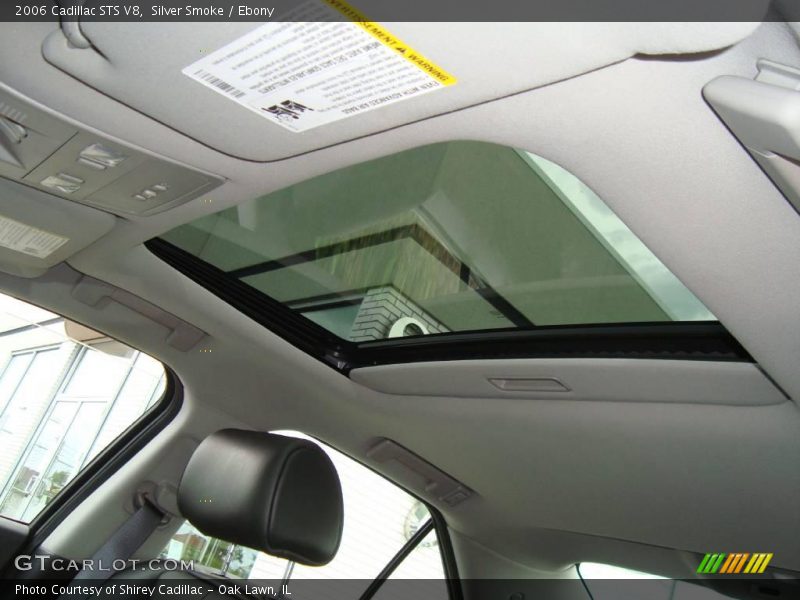 Silver Smoke / Ebony 2006 Cadillac STS V8