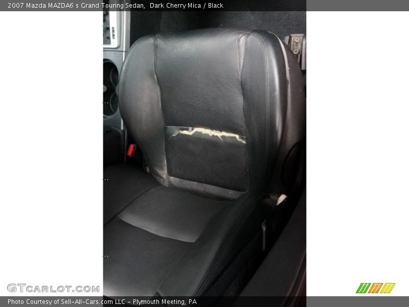 Dark Cherry Mica / Black 2007 Mazda MAZDA6 s Grand Touring Sedan