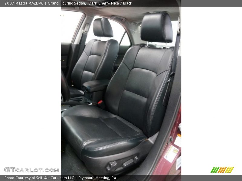 Dark Cherry Mica / Black 2007 Mazda MAZDA6 s Grand Touring Sedan