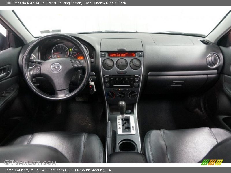 Dark Cherry Mica / Black 2007 Mazda MAZDA6 s Grand Touring Sedan