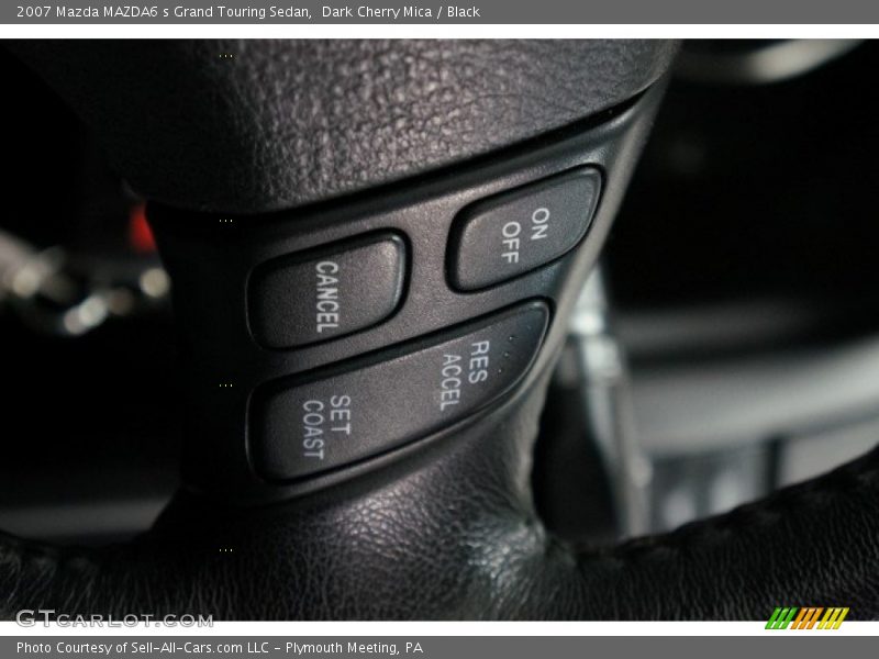 Dark Cherry Mica / Black 2007 Mazda MAZDA6 s Grand Touring Sedan