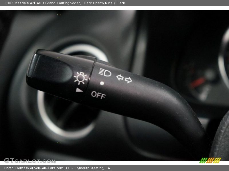 Dark Cherry Mica / Black 2007 Mazda MAZDA6 s Grand Touring Sedan