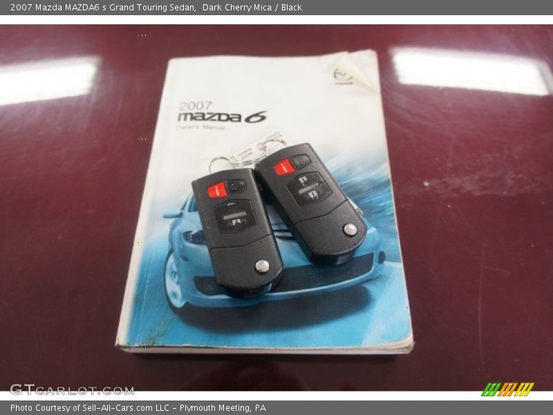 Dark Cherry Mica / Black 2007 Mazda MAZDA6 s Grand Touring Sedan