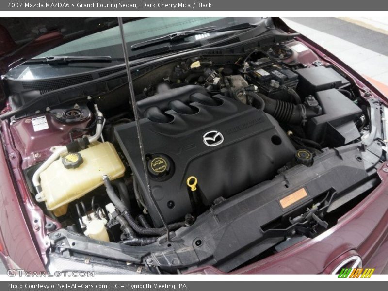 Dark Cherry Mica / Black 2007 Mazda MAZDA6 s Grand Touring Sedan