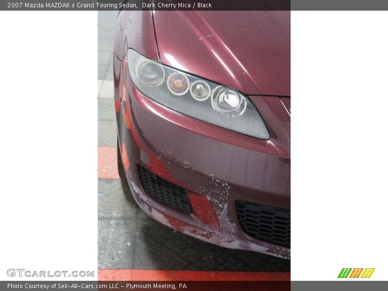 Dark Cherry Mica / Black 2007 Mazda MAZDA6 s Grand Touring Sedan