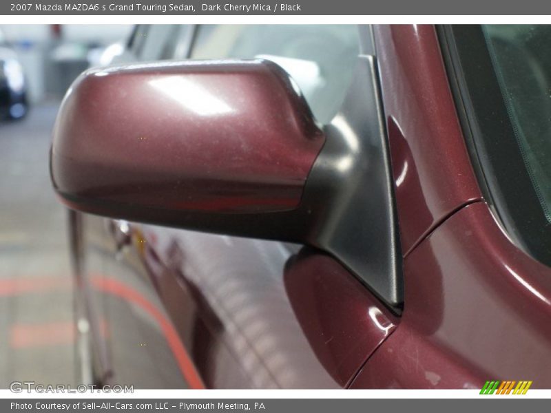 Dark Cherry Mica / Black 2007 Mazda MAZDA6 s Grand Touring Sedan