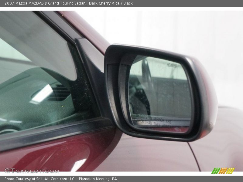 Dark Cherry Mica / Black 2007 Mazda MAZDA6 s Grand Touring Sedan