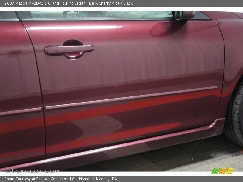 Dark Cherry Mica / Black 2007 Mazda MAZDA6 s Grand Touring Sedan