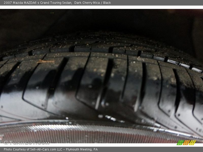 Dark Cherry Mica / Black 2007 Mazda MAZDA6 s Grand Touring Sedan