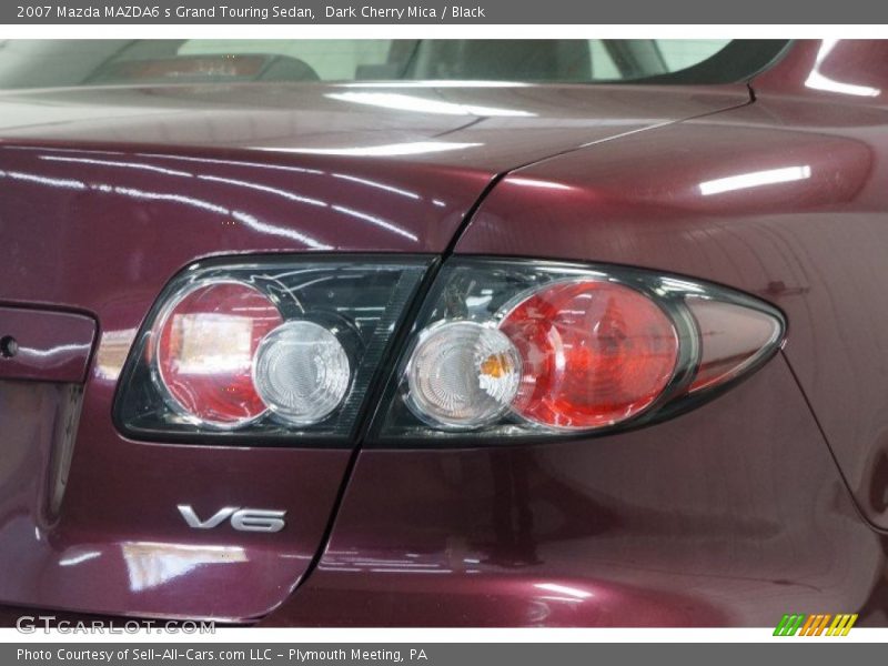 Dark Cherry Mica / Black 2007 Mazda MAZDA6 s Grand Touring Sedan