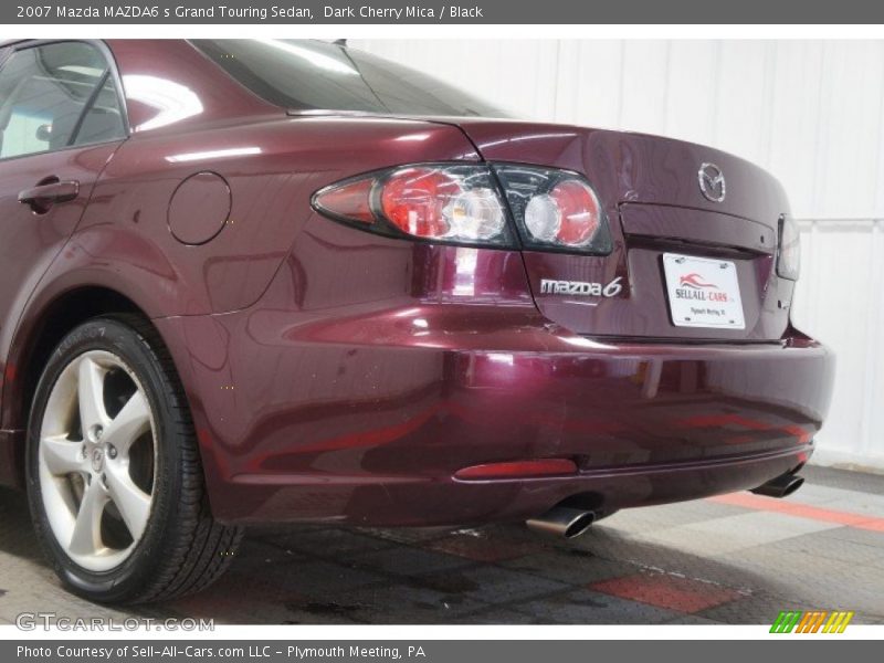 Dark Cherry Mica / Black 2007 Mazda MAZDA6 s Grand Touring Sedan