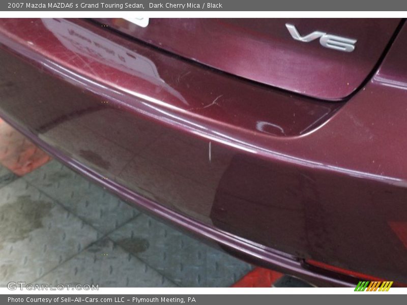Dark Cherry Mica / Black 2007 Mazda MAZDA6 s Grand Touring Sedan