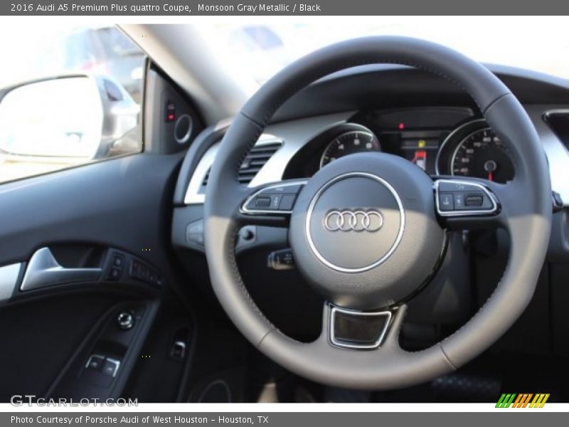 Monsoon Gray Metallic / Black 2016 Audi A5 Premium Plus quattro Coupe