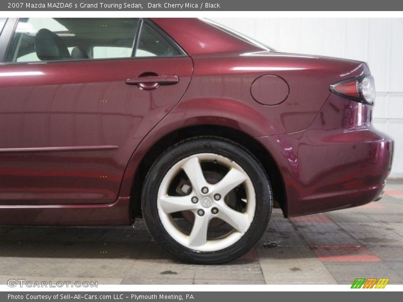 Dark Cherry Mica / Black 2007 Mazda MAZDA6 s Grand Touring Sedan