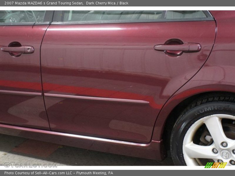 Dark Cherry Mica / Black 2007 Mazda MAZDA6 s Grand Touring Sedan