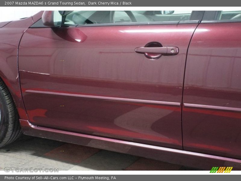 Dark Cherry Mica / Black 2007 Mazda MAZDA6 s Grand Touring Sedan