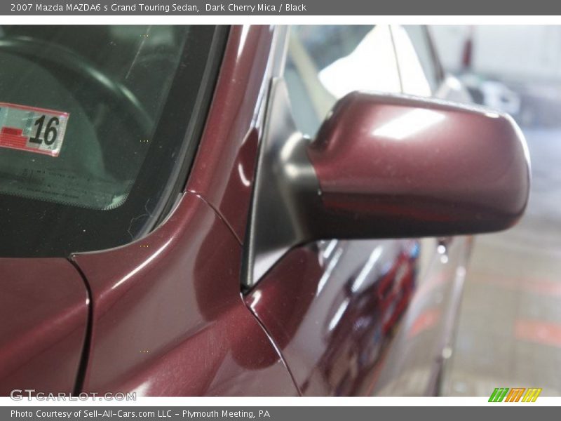 Dark Cherry Mica / Black 2007 Mazda MAZDA6 s Grand Touring Sedan