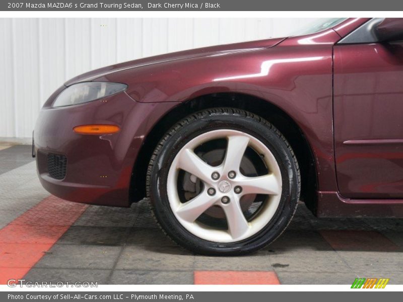 Dark Cherry Mica / Black 2007 Mazda MAZDA6 s Grand Touring Sedan
