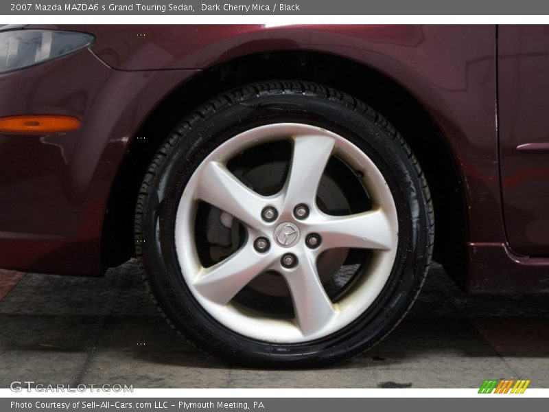 Dark Cherry Mica / Black 2007 Mazda MAZDA6 s Grand Touring Sedan
