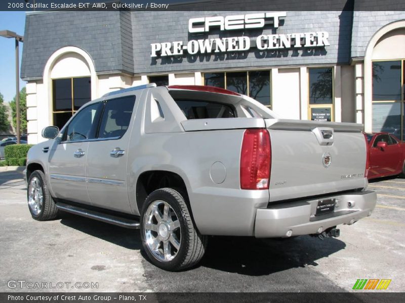 Quicksilver / Ebony 2008 Cadillac Escalade EXT AWD