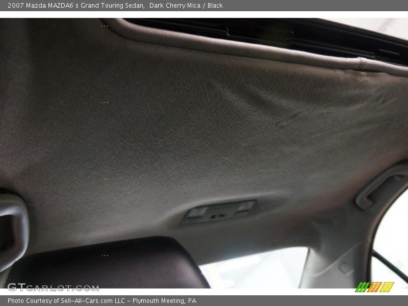 Dark Cherry Mica / Black 2007 Mazda MAZDA6 s Grand Touring Sedan