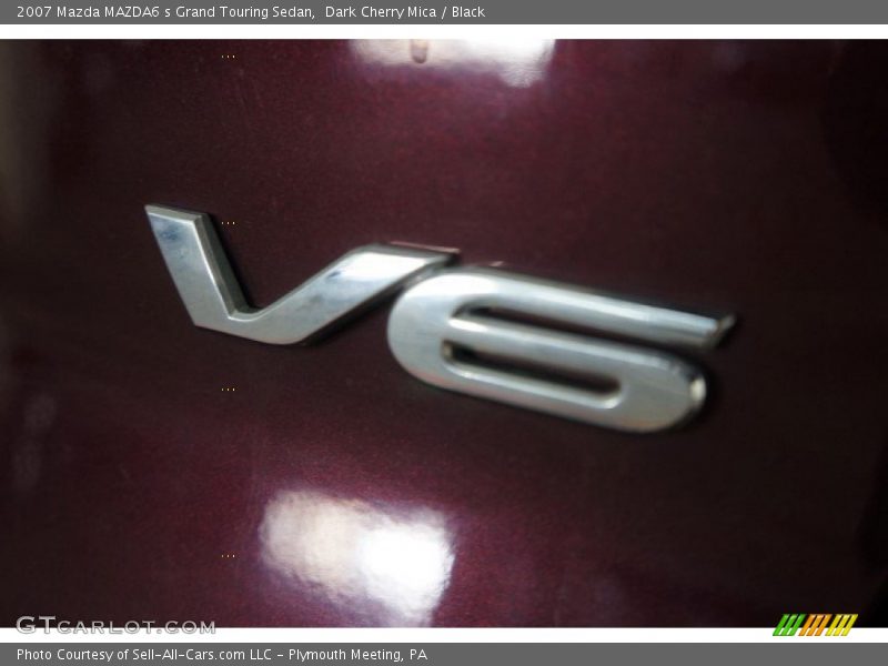 Dark Cherry Mica / Black 2007 Mazda MAZDA6 s Grand Touring Sedan