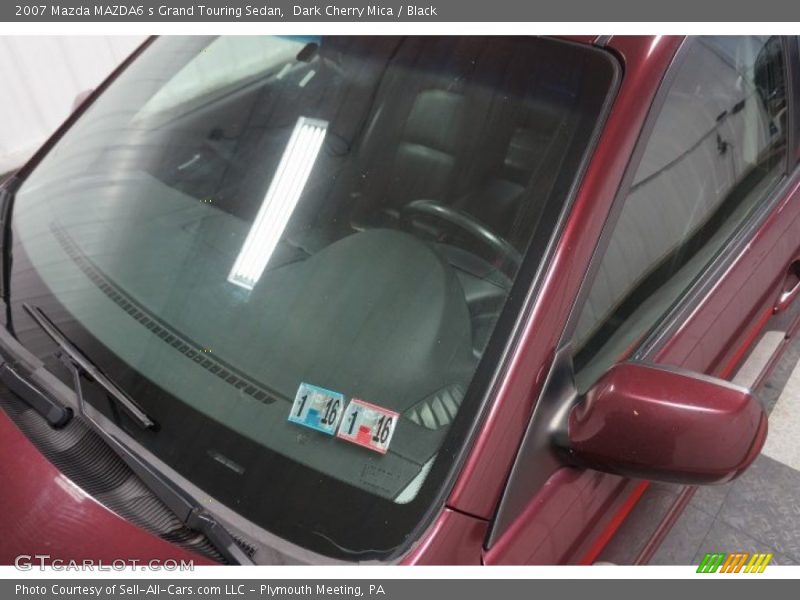 Dark Cherry Mica / Black 2007 Mazda MAZDA6 s Grand Touring Sedan