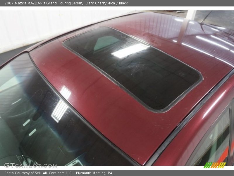Dark Cherry Mica / Black 2007 Mazda MAZDA6 s Grand Touring Sedan