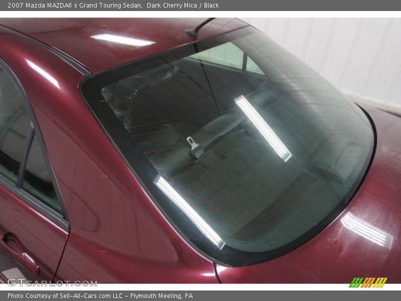 Dark Cherry Mica / Black 2007 Mazda MAZDA6 s Grand Touring Sedan