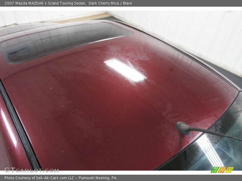 Dark Cherry Mica / Black 2007 Mazda MAZDA6 s Grand Touring Sedan