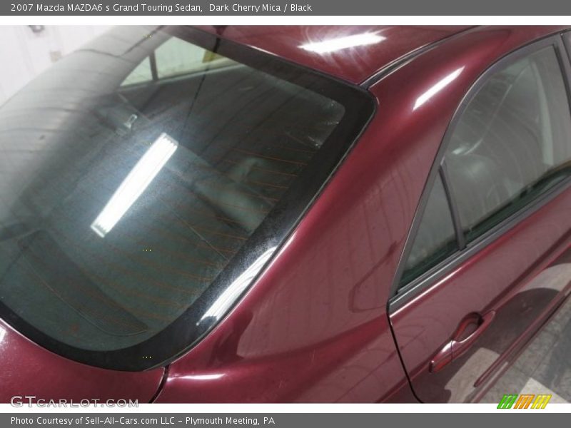 Dark Cherry Mica / Black 2007 Mazda MAZDA6 s Grand Touring Sedan