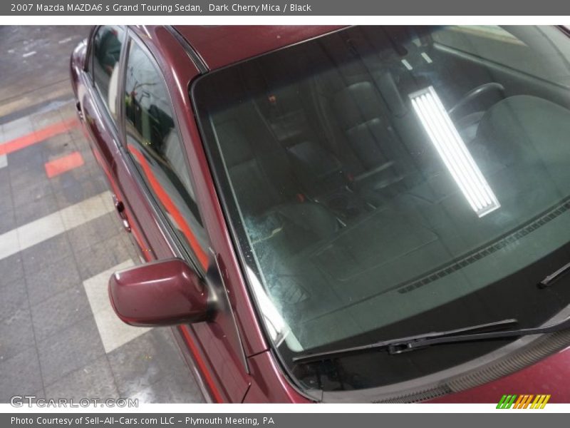 Dark Cherry Mica / Black 2007 Mazda MAZDA6 s Grand Touring Sedan