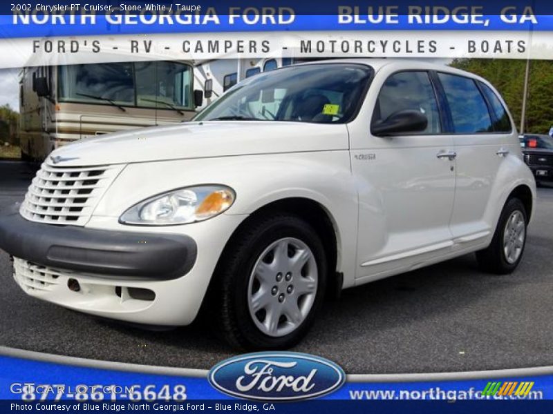 Stone White / Taupe 2002 Chrysler PT Cruiser