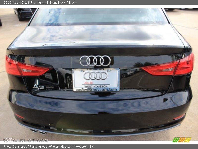 Brilliant Black / Black 2016 Audi A3 1.8 Premium