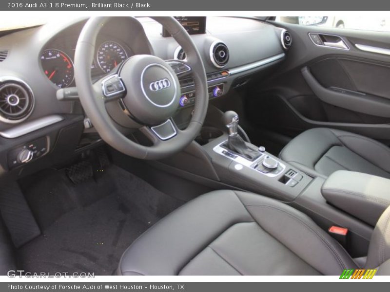Brilliant Black / Black 2016 Audi A3 1.8 Premium