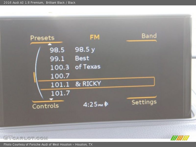 Brilliant Black / Black 2016 Audi A3 1.8 Premium