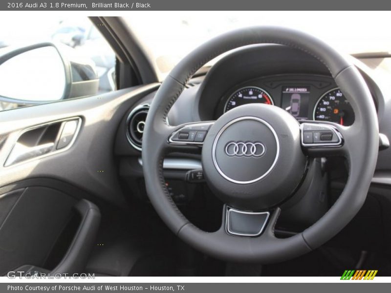 Brilliant Black / Black 2016 Audi A3 1.8 Premium
